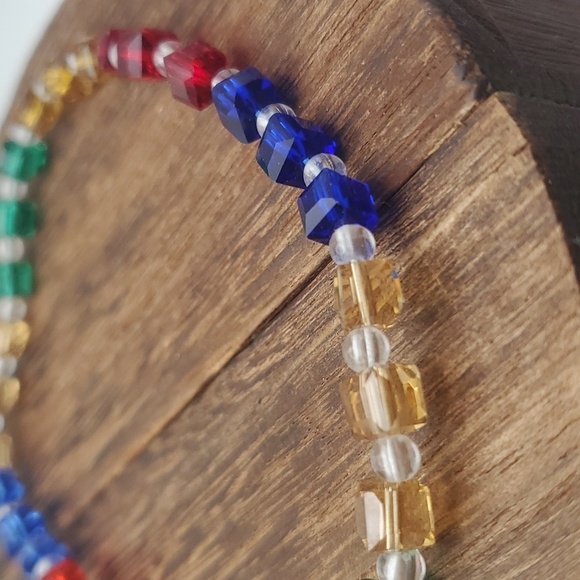 B2214‎ anklet colorful balancing Chakra - Picture 2 of 2